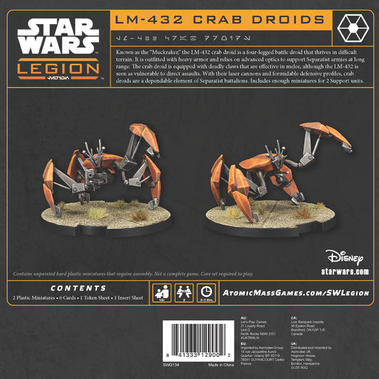 Star Wars Legion - LM-432 Crab Droid Unit