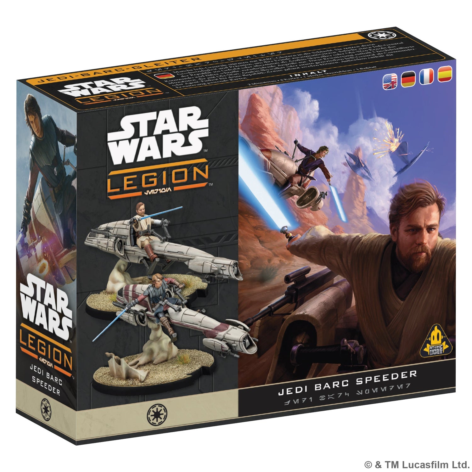 Star Wars Legion: Jedi General on BARC Speeder