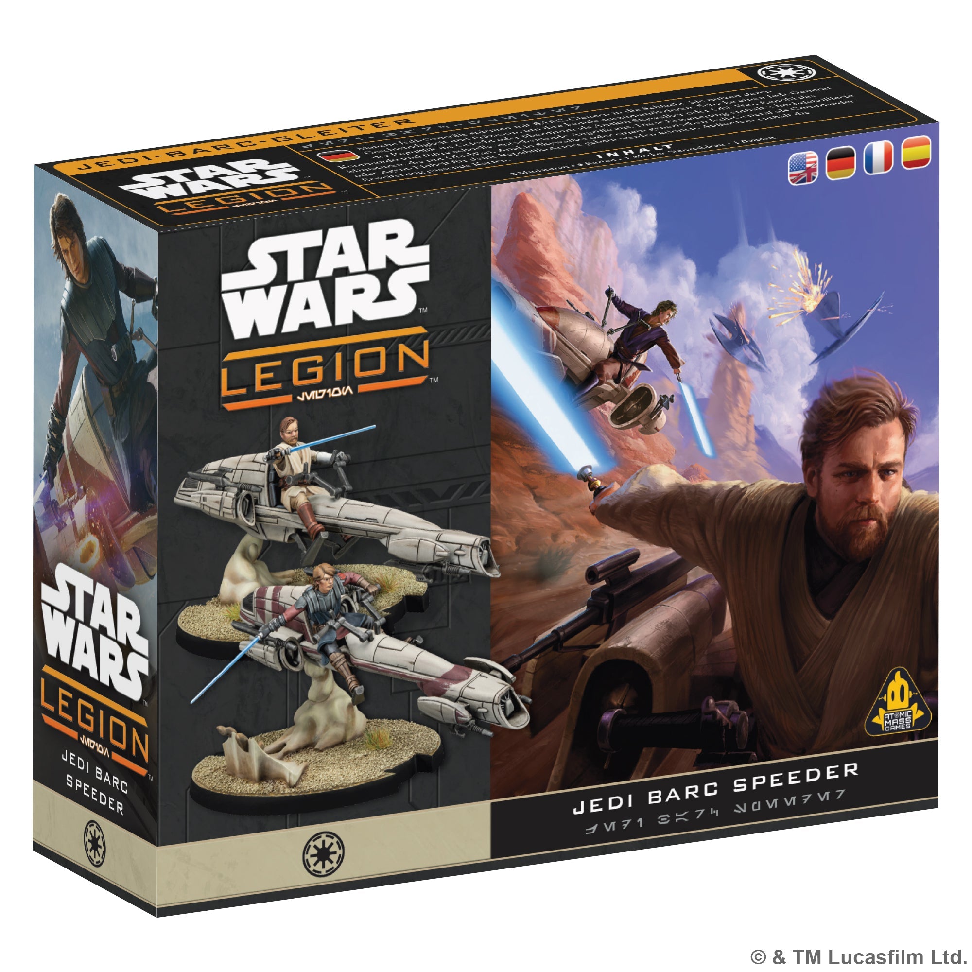 Star Wars Legion: Jedi General on BARC Speeder