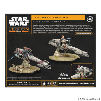 Star Wars Legion: Jedi General on BARC Speeder