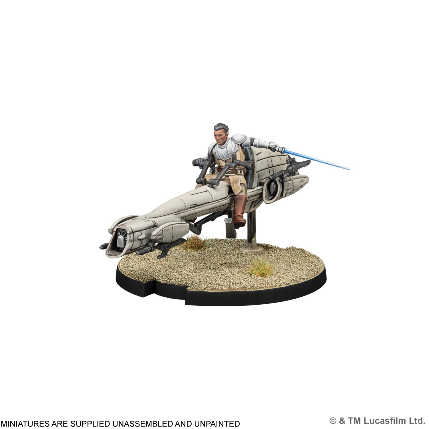 Star Wars Legion: Jedi General on BARC Speeder