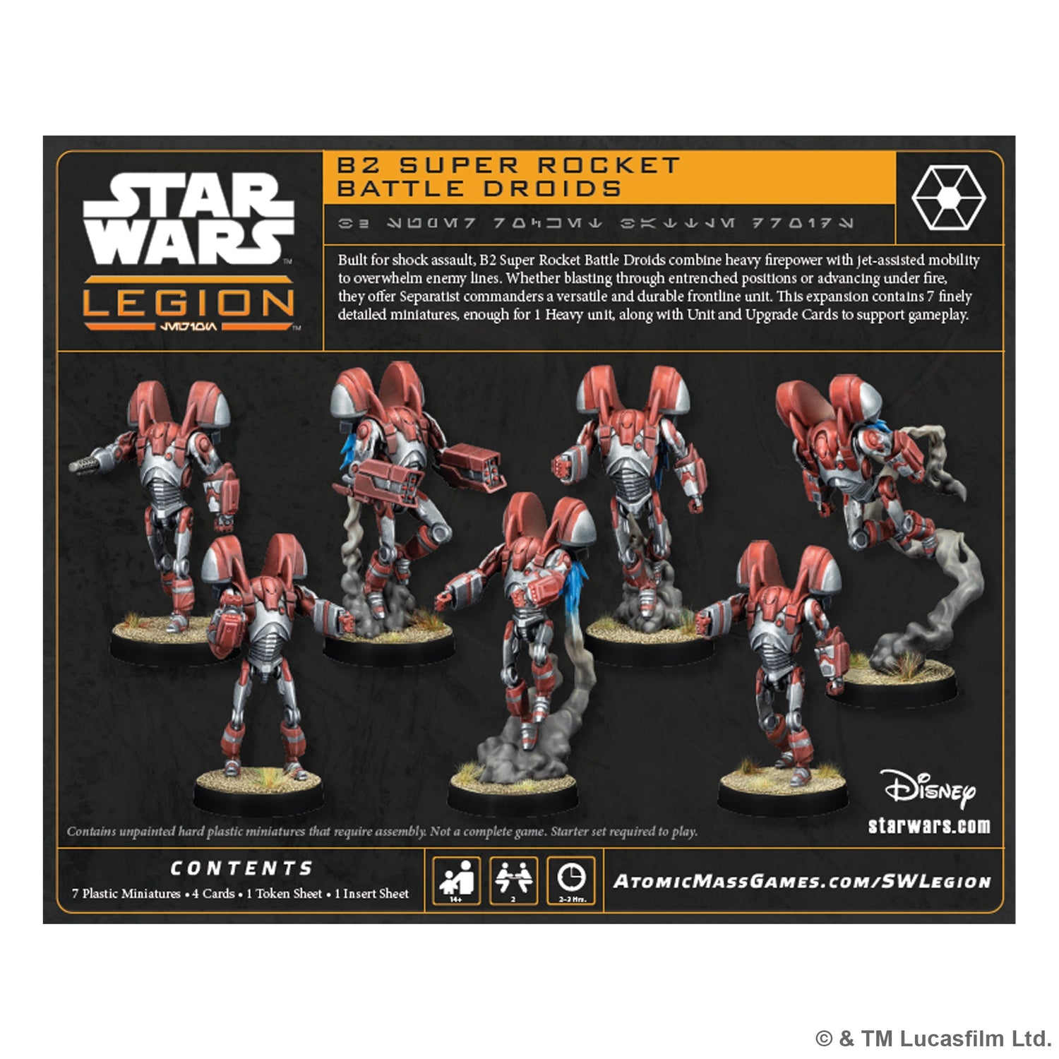 Star Wars Legion: B2 Super Rocket Battle Droids