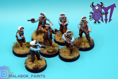 Fully painted Star Wars Legion: Fleet Troopers Unit by Malabor Paints