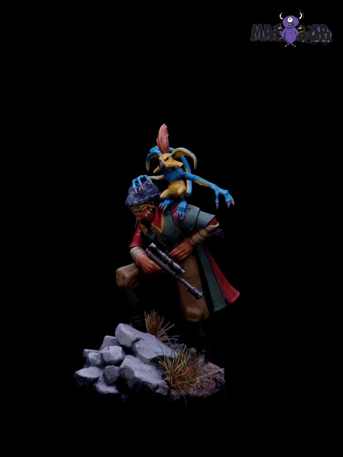 Fully painted Star Wars Legion: Hondo Ohnaka &amp; Weequay Pirates by Malabor Paints