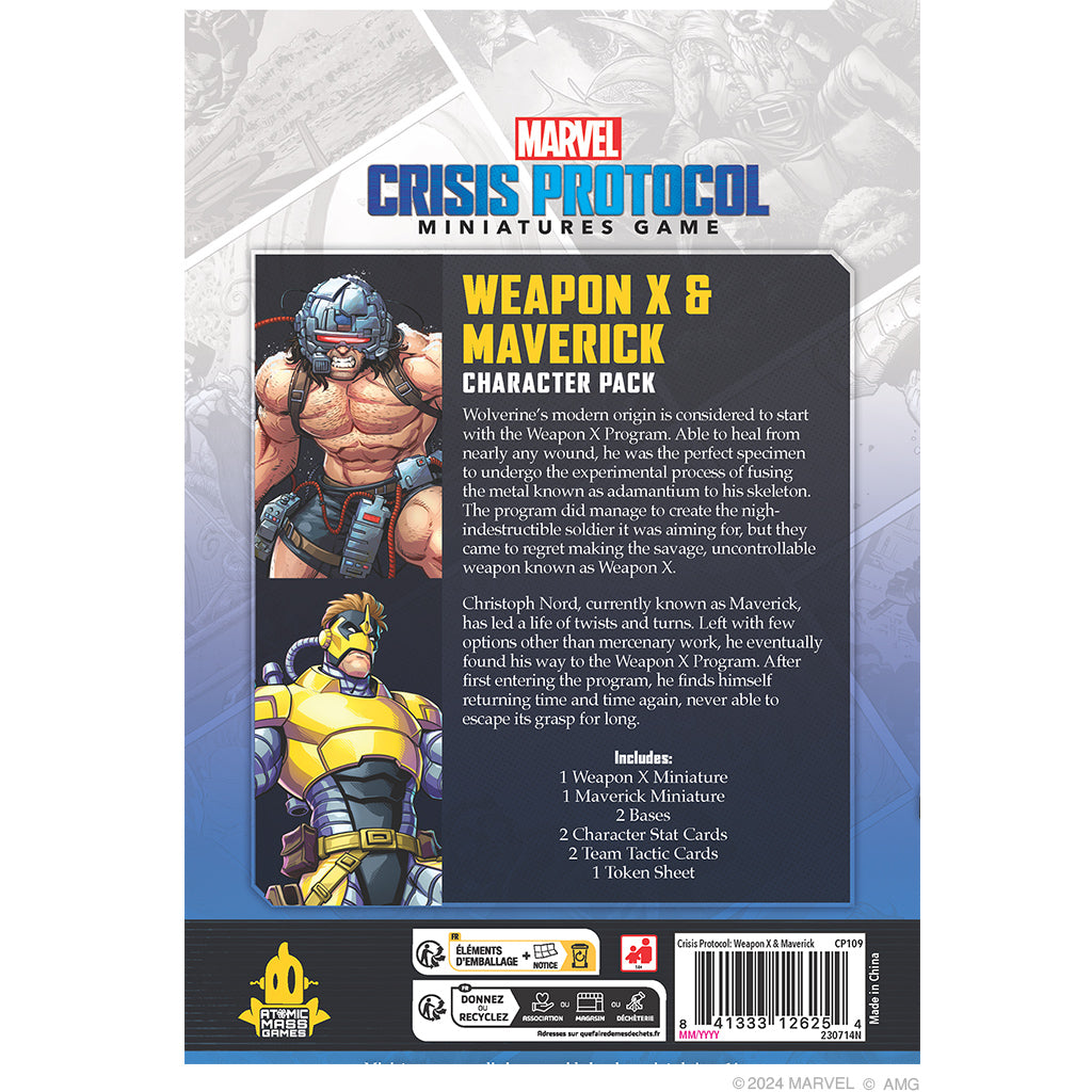 Marvel: Crisis Protocol - Weapon X &amp; Maverick