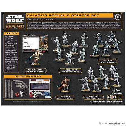 Pre-Order: Star Wars: Legion - Galactic Republic Starter Set