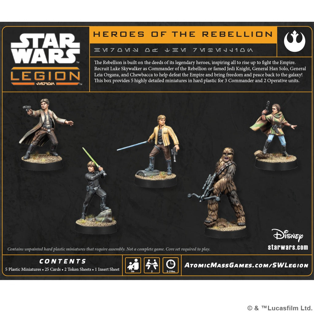Pre-Order: Star Wars: Legion - Heroes of the Rebellion Character Pack