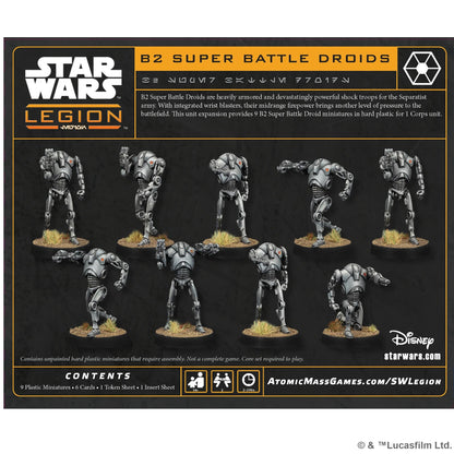 Star Wars: Legion - B2 Super Battle Droids Unit (Re-Sculpt)