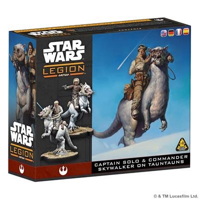 PRE-ORDER: Star Wars: Legion – Captain Solo & Commander Skywalker on Tauntuns