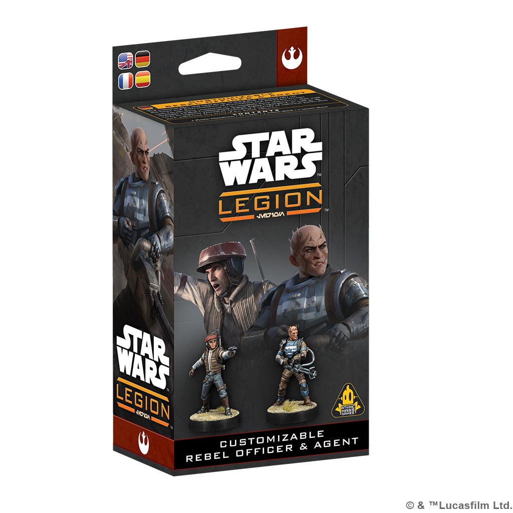 Pre-Order: Star Wars: Legion - Customizable Rebel Officer &amp; Agent