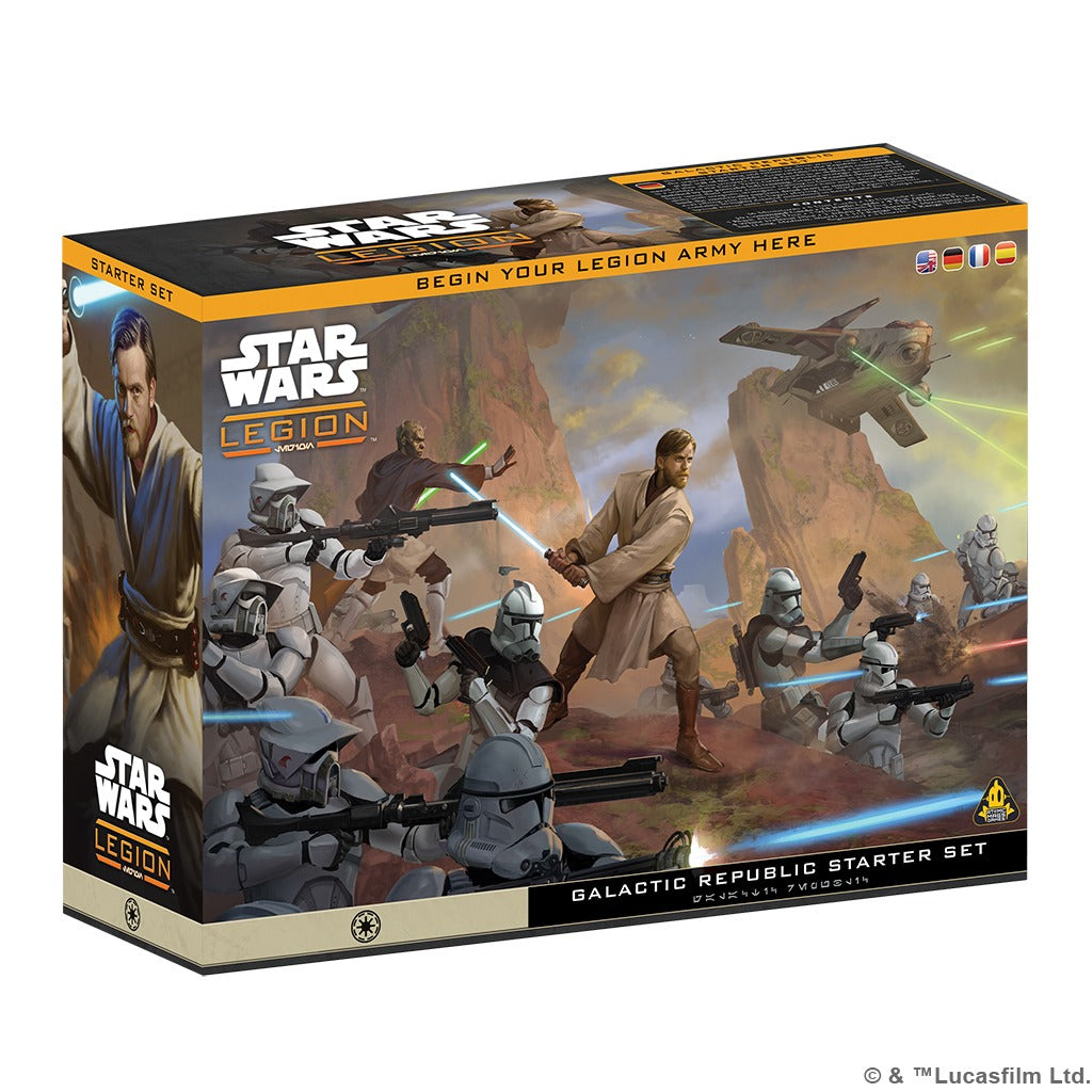 Pre-Order: Star Wars: Legion - Galactic Republic Starter Set