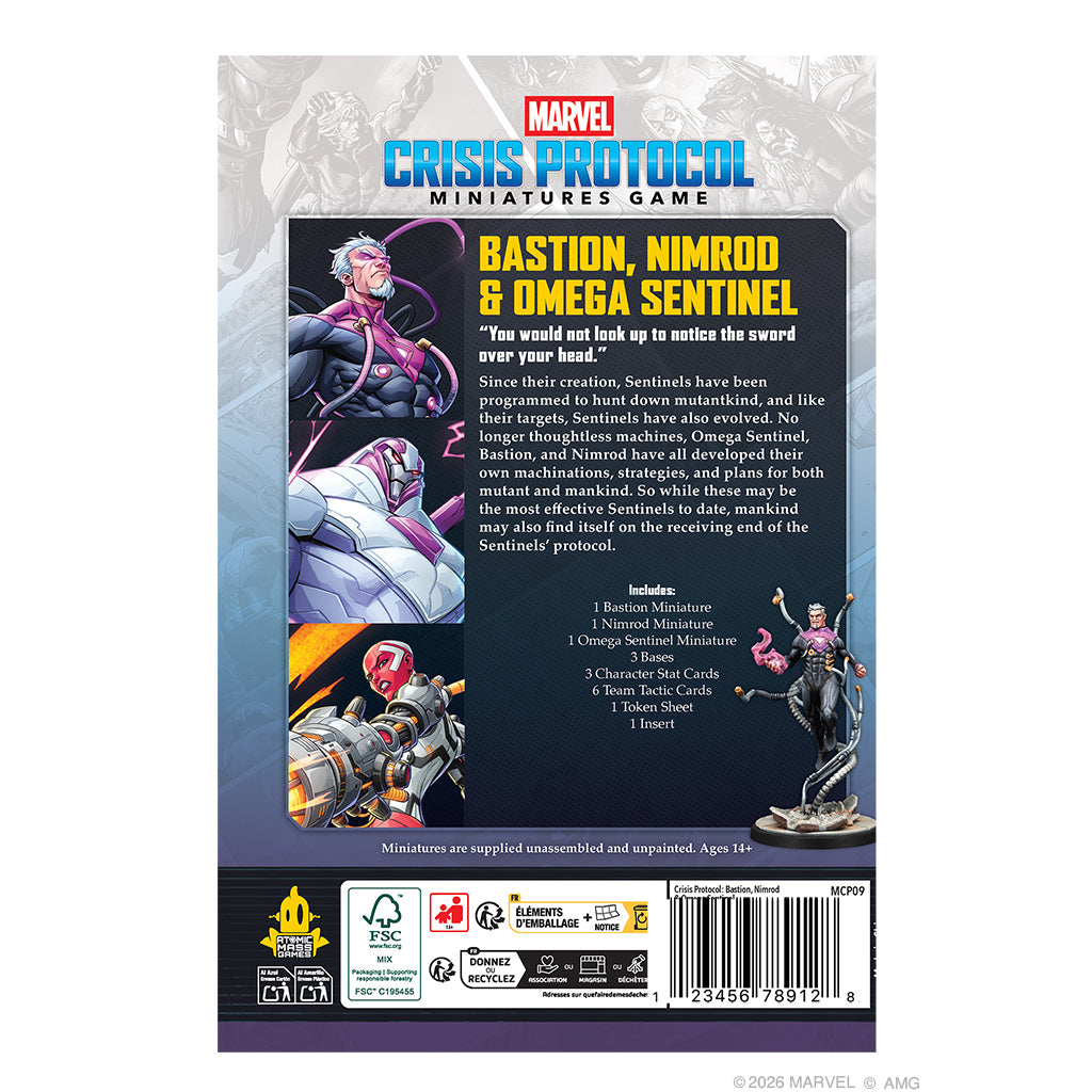 Marvel: Crisis Protocol – Bastion, Nimrod &amp; Omega Sentinel