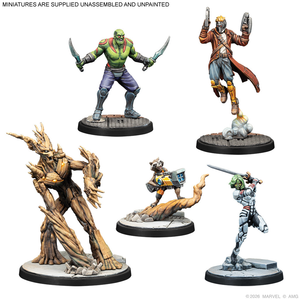 PRE-ORDER: Marvel: Crisis Protocol - Guardians of the Galaxy Starter Set