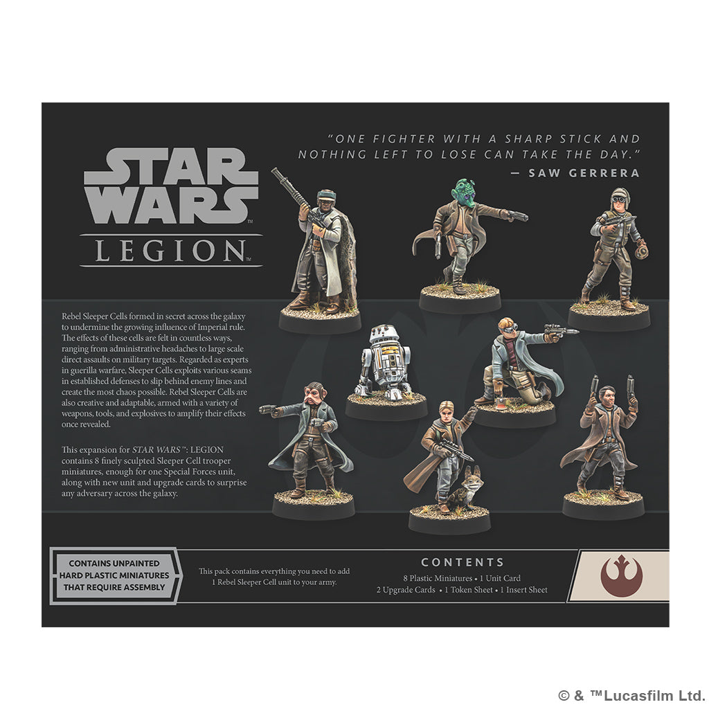 Star Wars Legion - Rebel Sleeper Cell Unit Expansion