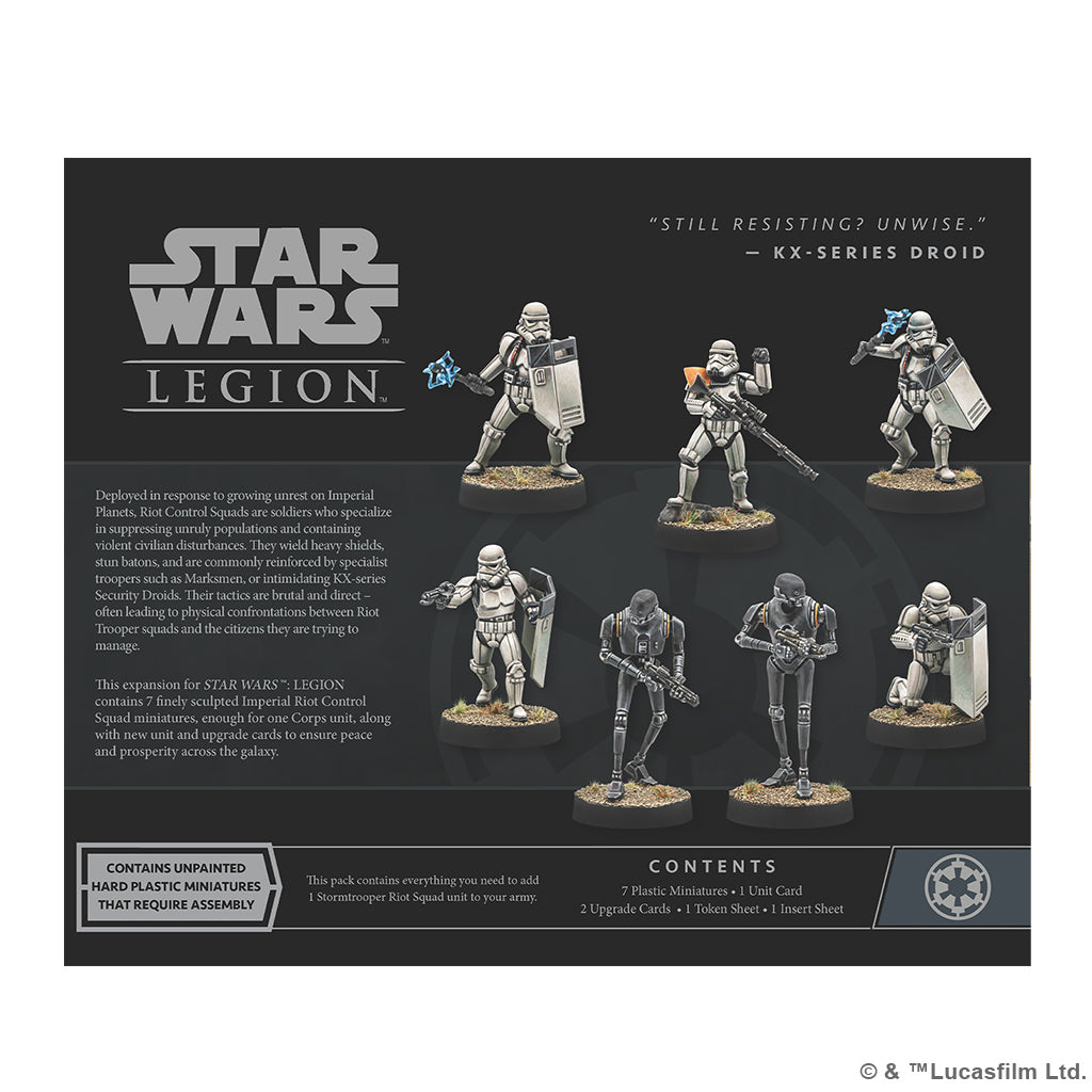 Star Wars Legion - Imperial Riot Control Squad Unit Expansion