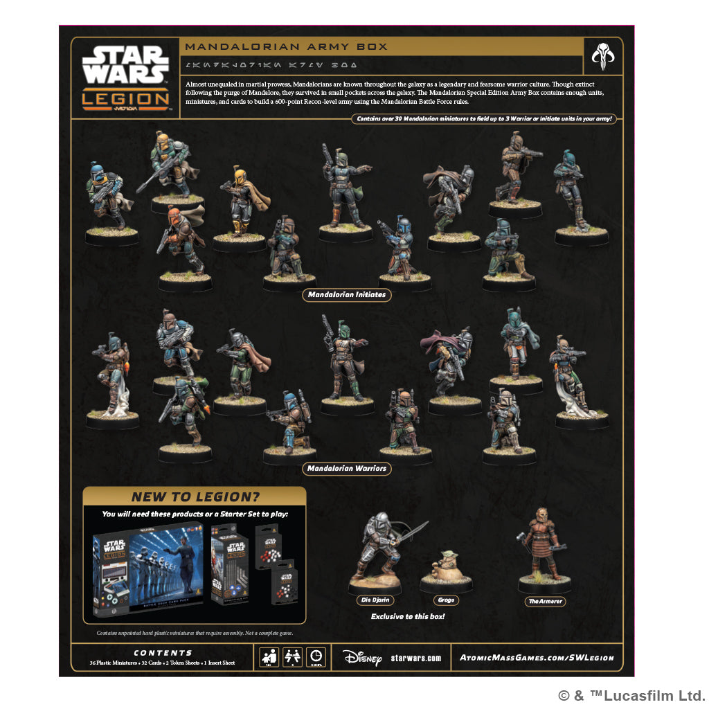 PRE-ORDER: Star Wars: Legion - Mandalorian Special Edition Army Box