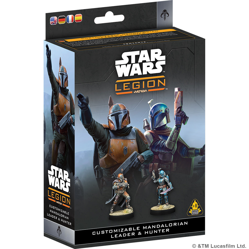 PRE-ORDER: Star Wars: Legion - Customizable Mandalorian Leader and Hunter