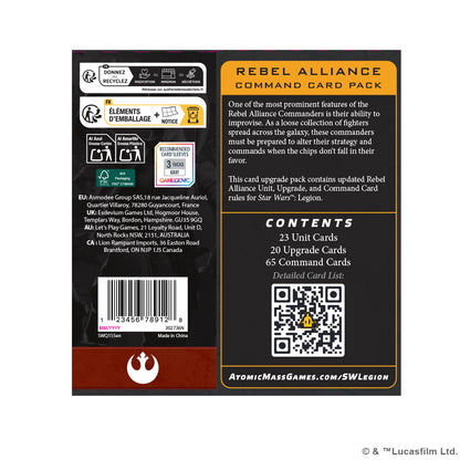 PRE-ORDER: Star Wars: Legion - Rebel Alliance - Command Card Pack