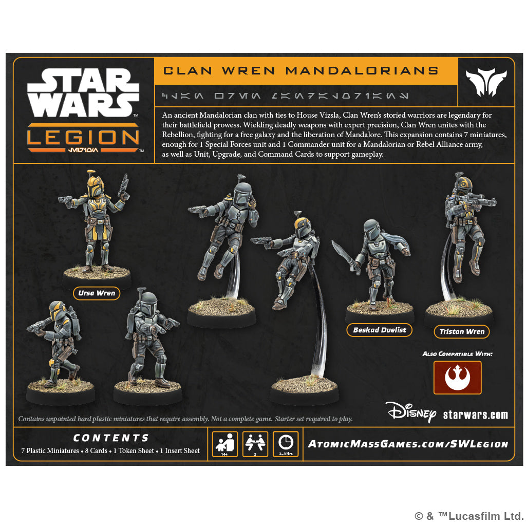 PRE-ORDER: Star Wars: Legion - Clan Wren Mandalorians