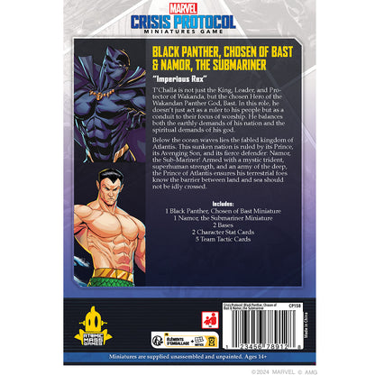 Marvel: Crisis Protocol - Black Panther, Chosen of Bast &amp; Namor, the Sub-Mariner