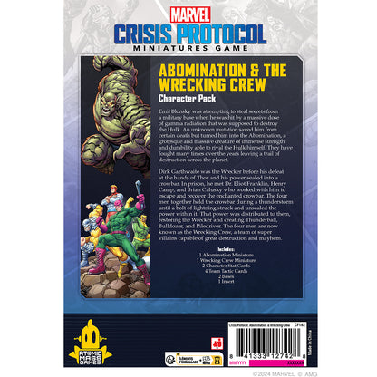 Marvel: Crisis Protocol - Abomination &amp; Wrecking Crew