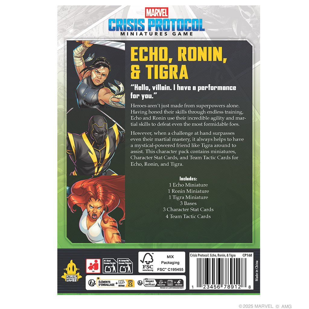 Marvel: Crisis Protocol - Echo, Ronin &amp; Tigra