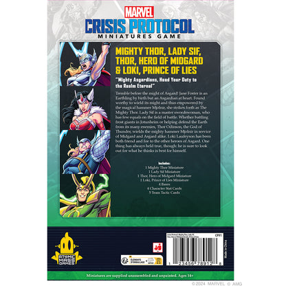 Marvel: Crisis Protocol – Mighty Thor, Lady Sif, Thor, Hero of Midgard &amp; Loki, Prince of Lies