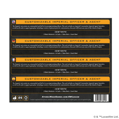 Star Wars: Legion - Customizable Imperial Officer &amp; Agent